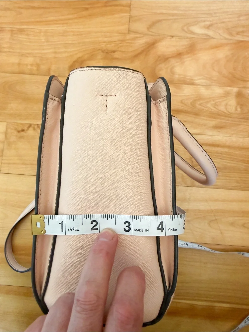 Tory Burch Blush Pink Robinson Satchel with Gold Hardware